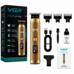 ماكينة تحديد الشعر واللحية VGR V-228 – شاشة رقمية وبطارية 1500mAh