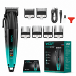 ⁦ماكينة قص وتدريج الشعر الاحترافية VGR V-003 – 9000 RPM وبطارية 2500mAh⁩ - الصورة ⁦6⁩
