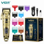 ماكينة قص الشعر الاحترافية VGR V-005 – بطارية 2600mAh وتشغيل 250 دقيقة