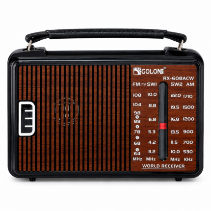 راديو جولون RX-608ACW محمول متعدد الموجات – AM/FM/TV/SW1/SW2