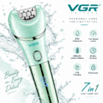 ⁦مجموعة العناية الشخصية للسيدات VGR V-756 – 7 في 1 مقاومة للماء IPX7⁩ - الصورة ⁦3⁩